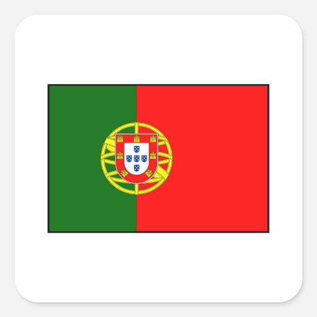 Portugal - Portuguese Flag Square Sticker (Front)