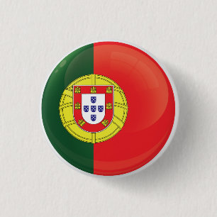 Portugal  Round Icon Flag 1 Inch Round Button
