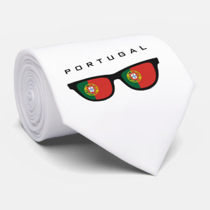Portugal Shades custom text & colour tie