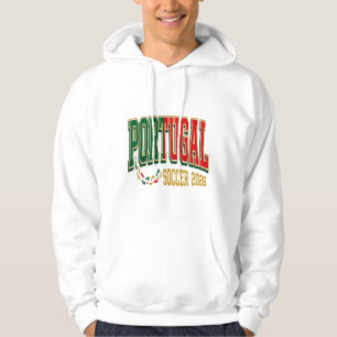 Portugal Soccer 2026 Soccer Bold Country Typograph Hoodie