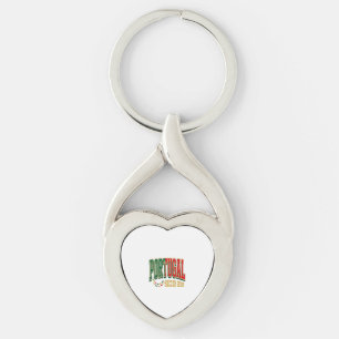 Portugal Soccer 2026 Soccer Bold Country Typograph Keychain
