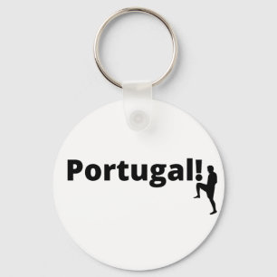 Portugal soccer, customizable keychain