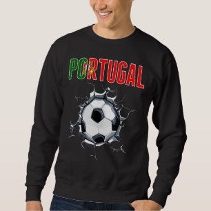 Portugal Soccer Fans - Portuguese Football In Crac Sweatshirt