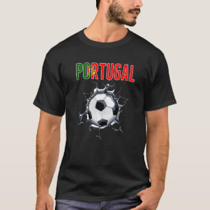 Portugal Soccer Fans - Portuguese Football In Crac T-Shirt