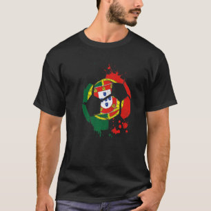 Portugal Soccer Graphic Portugal Flag Football Spo T-Shirt
