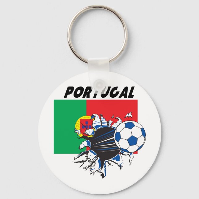 Portugal Soccer Swag Keychain (Front)