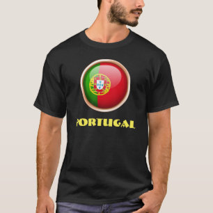 PORTUGAL Special Customizable Black  T-Shirt