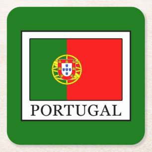 Portugal Square Paper Coaster