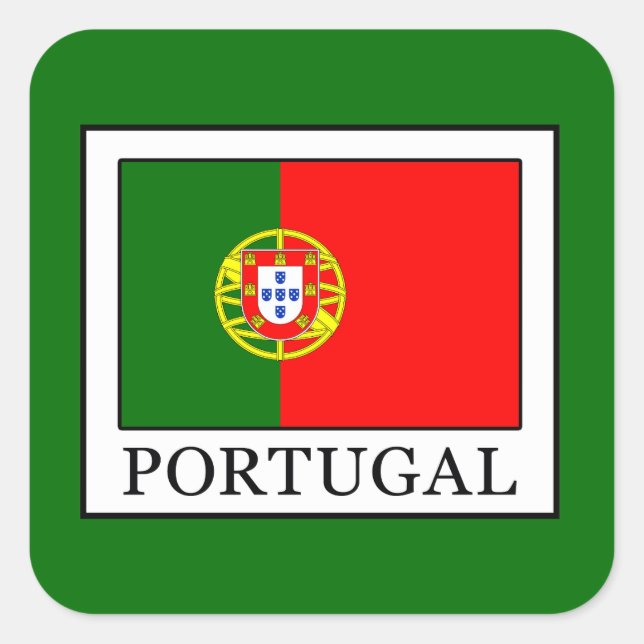 Portugal Square Sticker (Front)