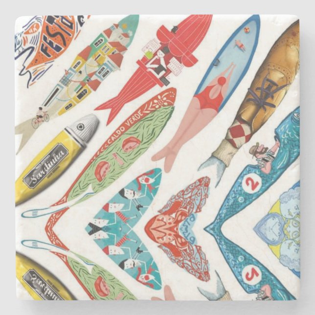 Portugal Stone Coaster (Front)