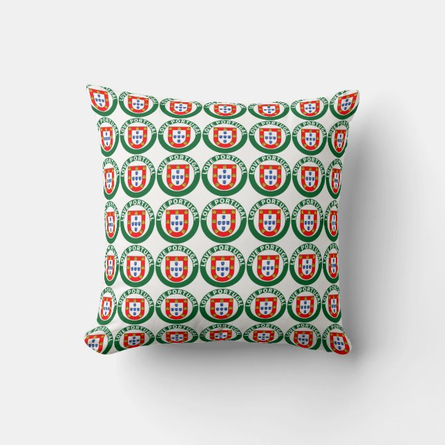 Portugal Throw Pillow (Front)