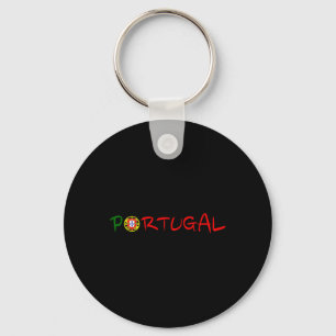 Portugal Travel Vacation Iberian Pride Portuguese Keychain