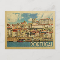 Portugal Vintage voyage de carte postale