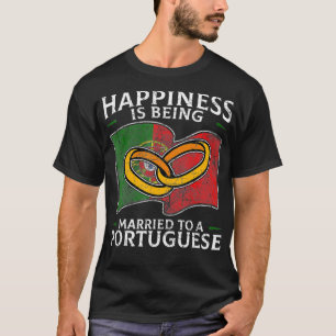 Portugal Wedding Portuguese Republic Married Flag T-Shirt