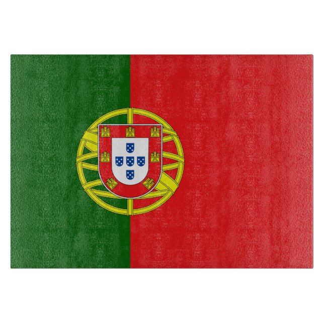 Portugese Flag Cutting Board (Front)