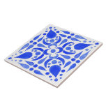 Portugese Themed Blue White Tile Pattern<br><div class="desc">This seamless ceramic tile features a colourful Portugese-themed floral ornament design perfect for the kitchen backsplash or the floor. I can see it as an accent in the bathroom.</div>
