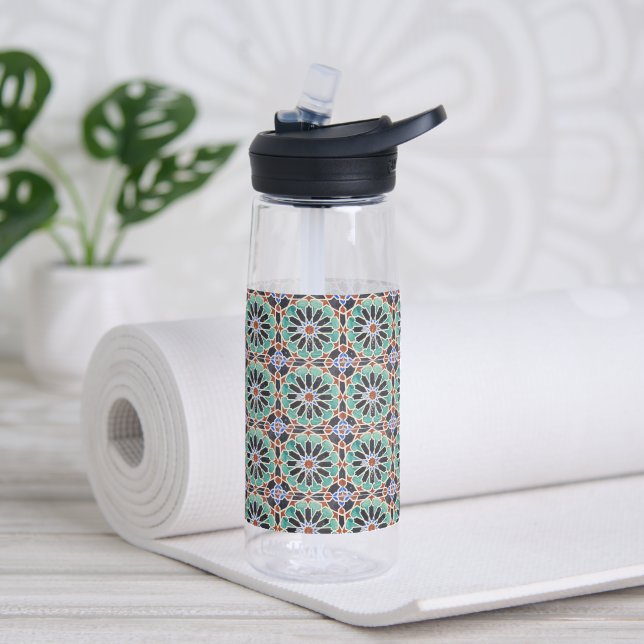 Portugese Tile Water Bottle (Yoga)