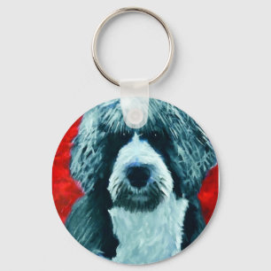 Portugese Water Dog Keychain