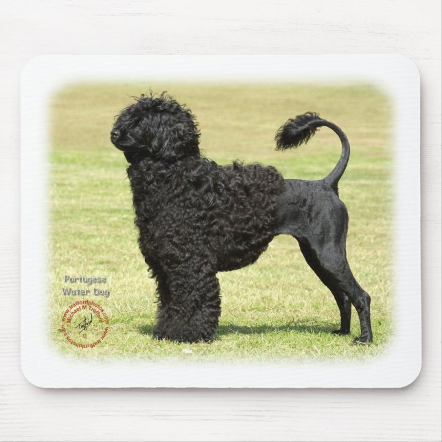 Portugese Water Dog Mouse Pad (Front)