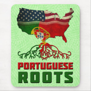 Portuguese American Roots Mousemat Mouse Pad