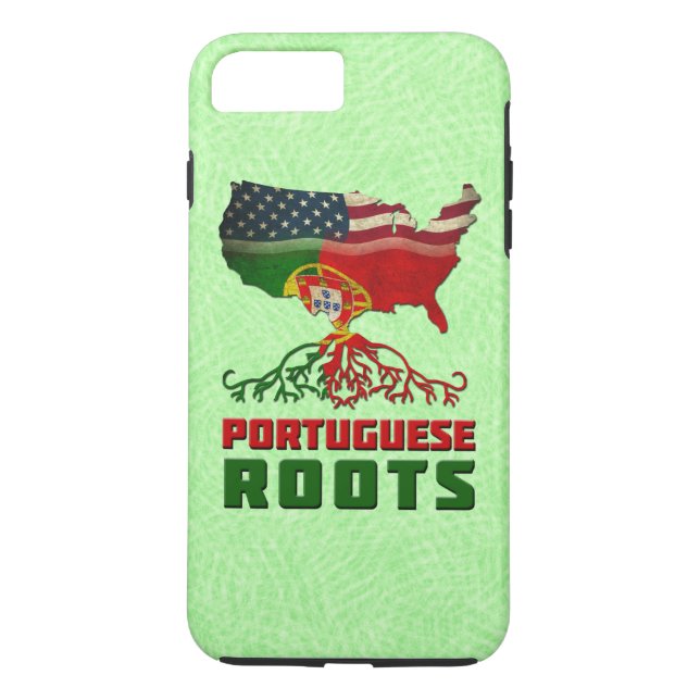 Portuguese American Roots Phone Case (Back)
