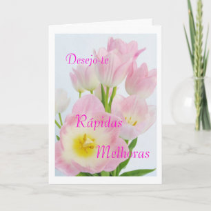 Portuguese: As melhoras/ Get well Card