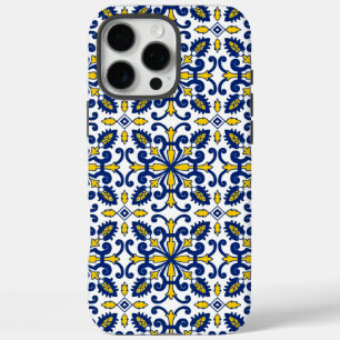 Portuguese Azulejo Classic Decorative Tile Pattern iPhone 16 Pro Max Case