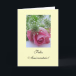 Portuguese: Birthday/ Rosa: Happy Birthday! Card<br><div class="desc">Photo from a rose in deep kiss: "Happy Birthday"; Inside/Inside: "I hope this day will bring you lots of happiness, affection and love and your dreams and desires will come true" (Can customize/change your message) Seals to match, also for sale. Pink rose on beije backgroud Front: "Happy Birthday", Inside: "...</div>