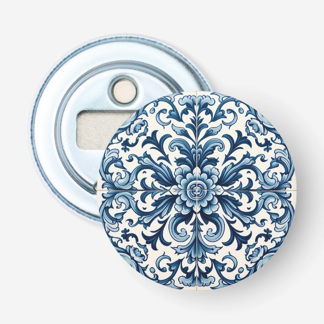 Portuguese blue tile bottle opener (Front)