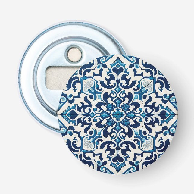 Portuguese blue tile bottle opener (Front)
