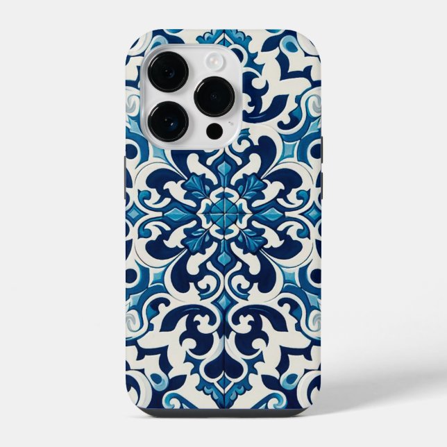 Portuguese blue tile Case-Mate iPhone case (Back)