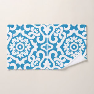 Portuguese blue tiles 1 bath towel set