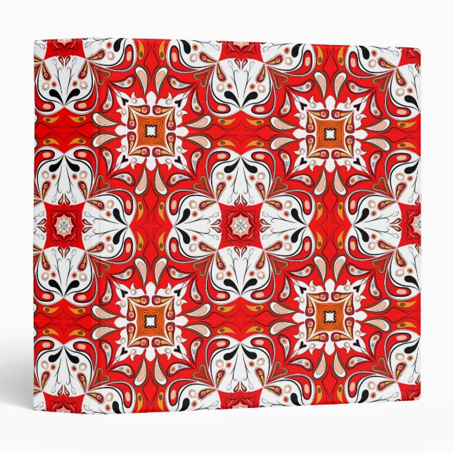 Portuguese Ceramic Tile Pattern Binder (Front/Spine)