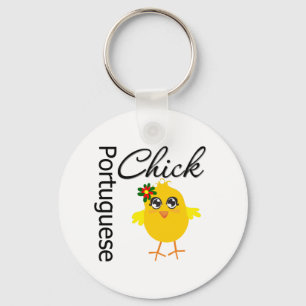 Portuguese Chick Keychain