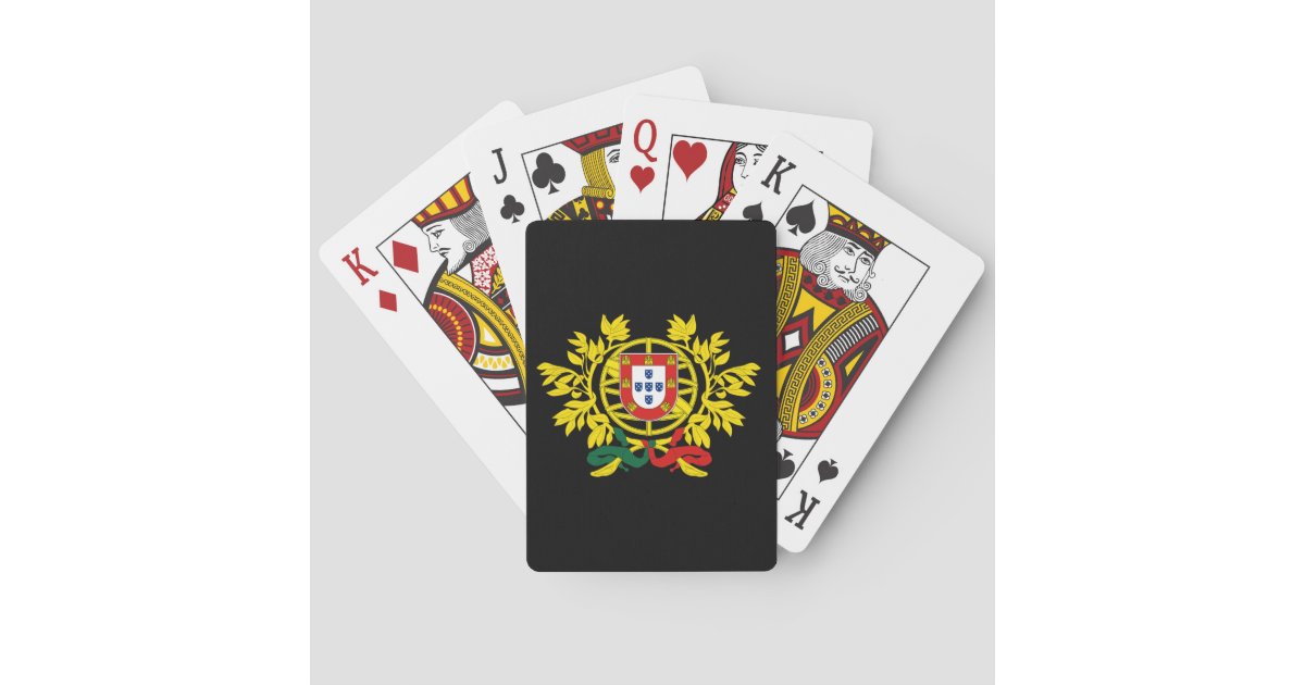 Portuguese* Crest Playing Cards Zazzle