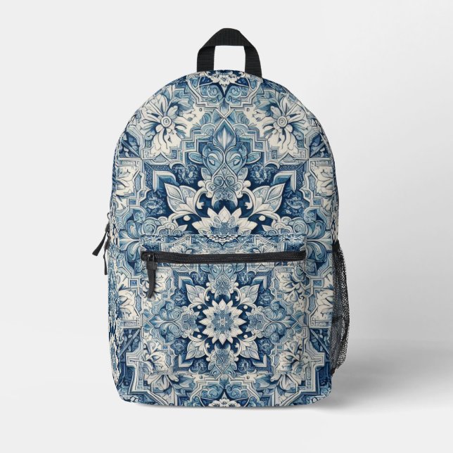 Portuguese design printed backpack (Front)