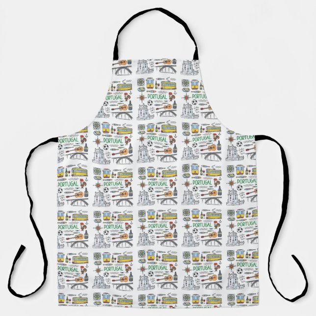 Portuguese designs  apron (Front)