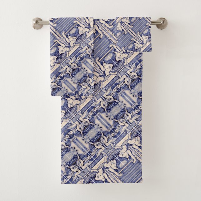 Portuguese designs bath towel set (Insitu)