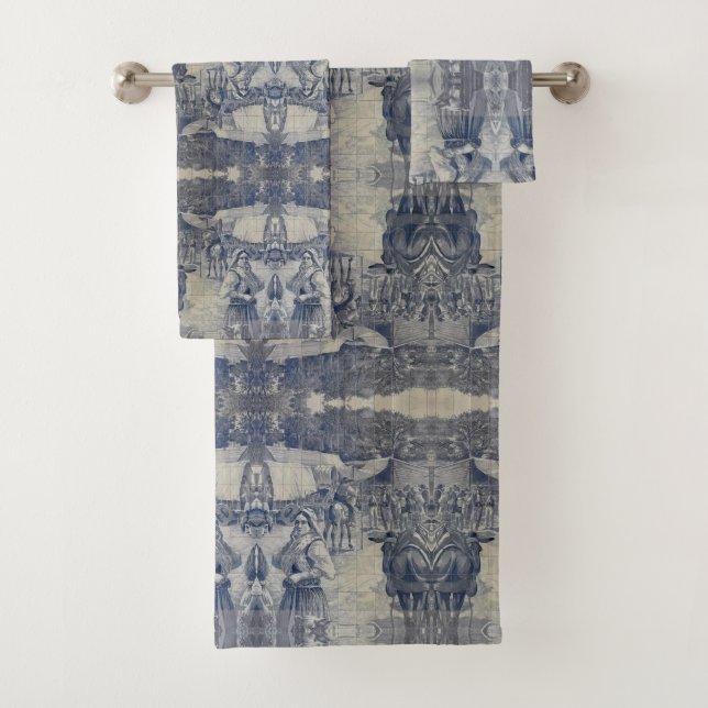 Portuguese designs  bath towel set (Insitu)