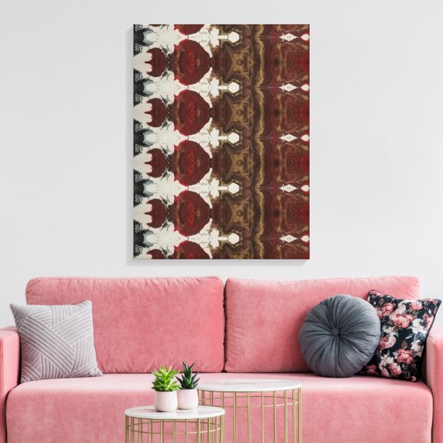 Portuguese designs canvas print (Insitu(LivingRoom))