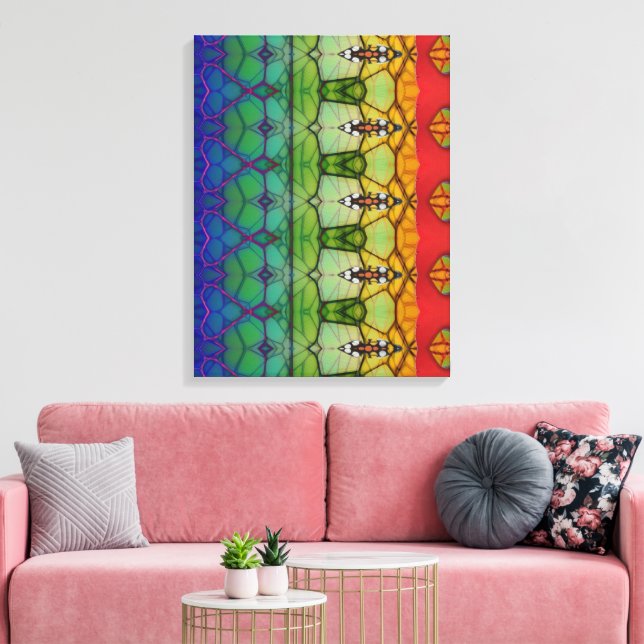 Portuguese designs canvas print (Insitu(LivingRoom))