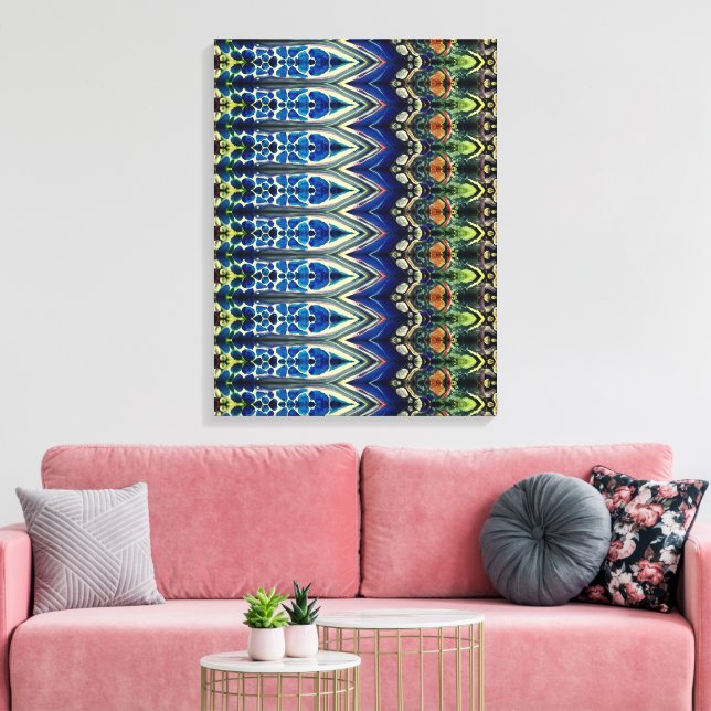 Portuguese designs canvas print (Insitu(LivingRoom))