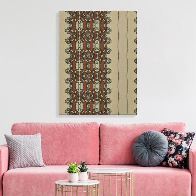 Portuguese designs canvas print (Insitu(LivingRoom))
