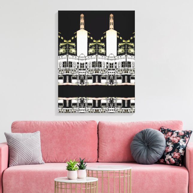 Portuguese designs canvas print (Insitu(LivingRoom))