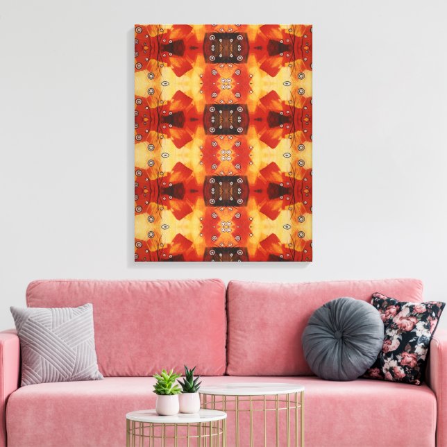 Portuguese designs canvas print (Insitu(LivingRoom))