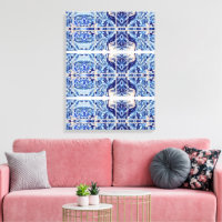 Portuguese designs canvas print