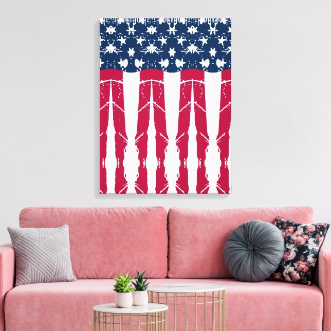 Portuguese designs canvas print (Insitu(LivingRoom))