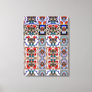Portuguese designs canvas print