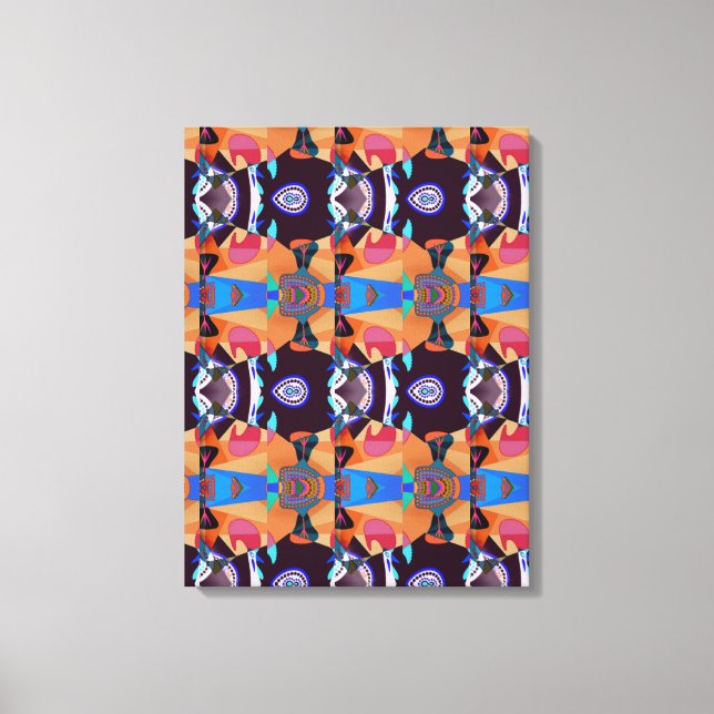 Portuguese designs  canvas print (Front)