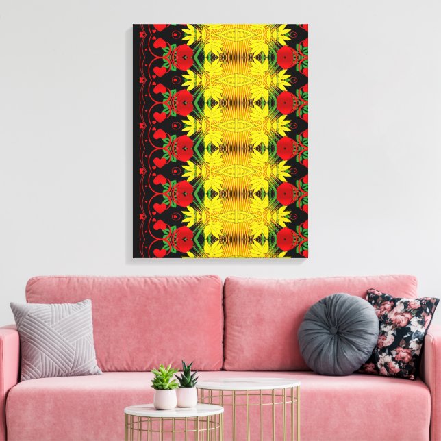 Portuguese designs canvas print (Insitu(LivingRoom))
